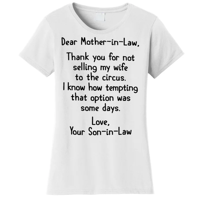 Dear Mother In Law Women's T-Shirt