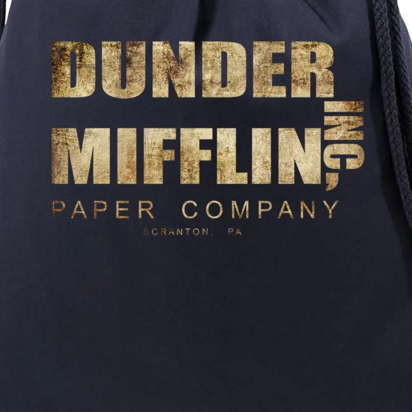 Dunder Mifflin Inc A Paper Company Drawstring Bag