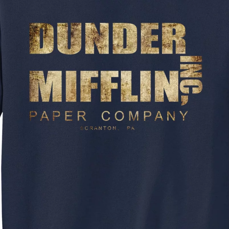 Dunder Mifflin Inc A Paper Company Tall Sweatshirt