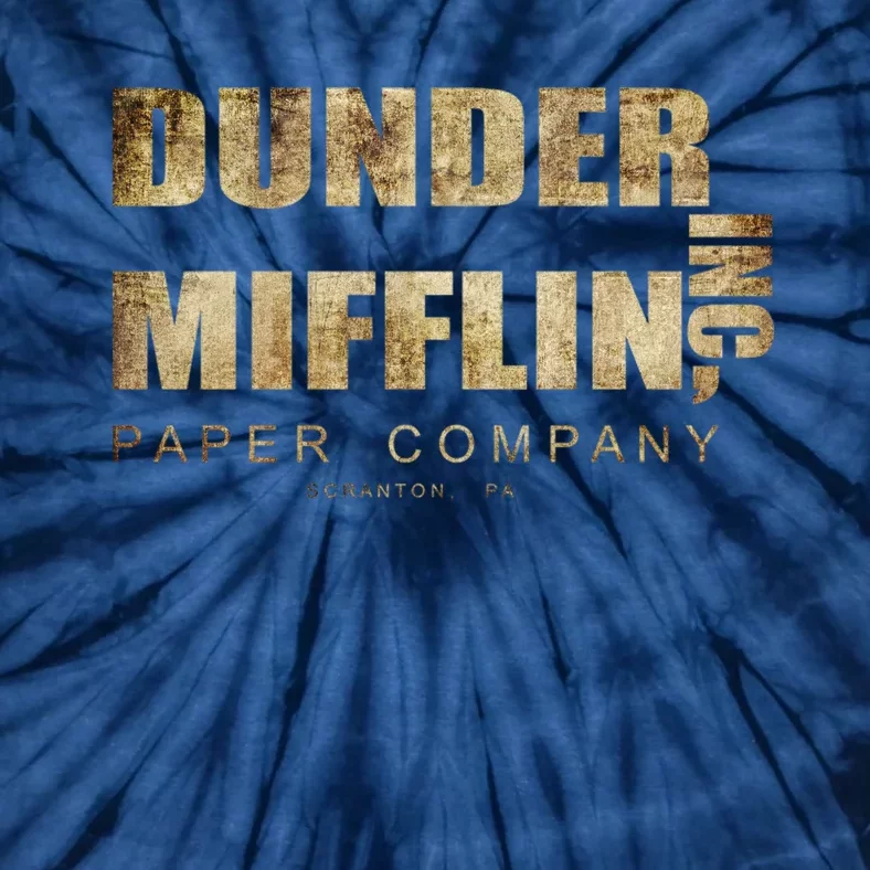 Dunder Mifflin Inc A Paper Company Tie-Dye T-Shirt