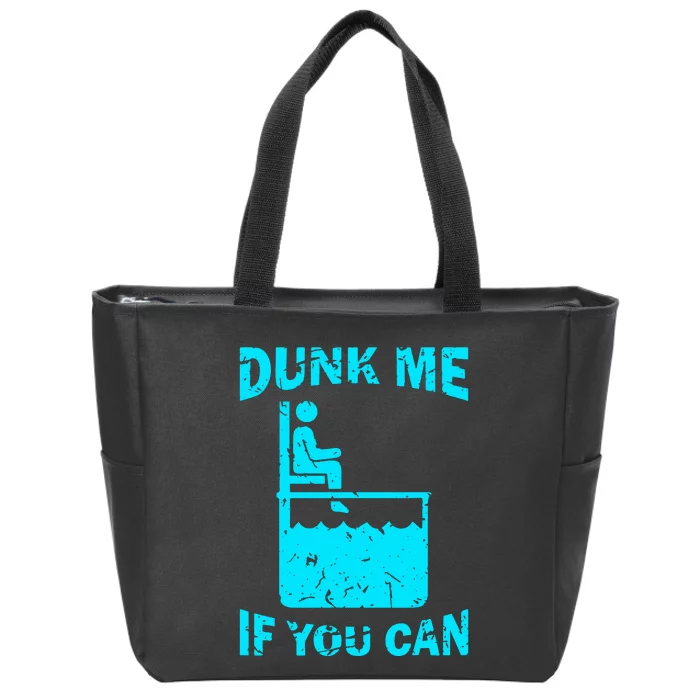 Dunk Me If You Can Zip Tote Bag