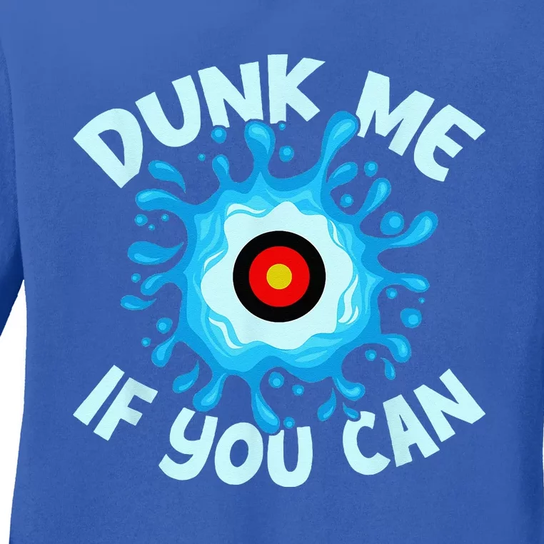 Dunk Me If You Can Dunk Ladies Long Sleeve Shirt