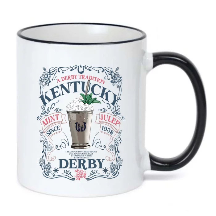 Derby Mint Juleps Since 1938 Kentucky Black Color Changing Mug