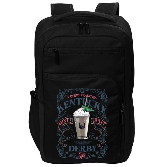 Derby Mint Juleps Since 1938 Kentucky Impact Tech Backpack