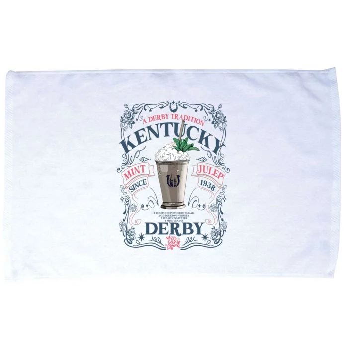 Derby Mint Juleps Since 1938 Kentucky Microfiber Hand Towel