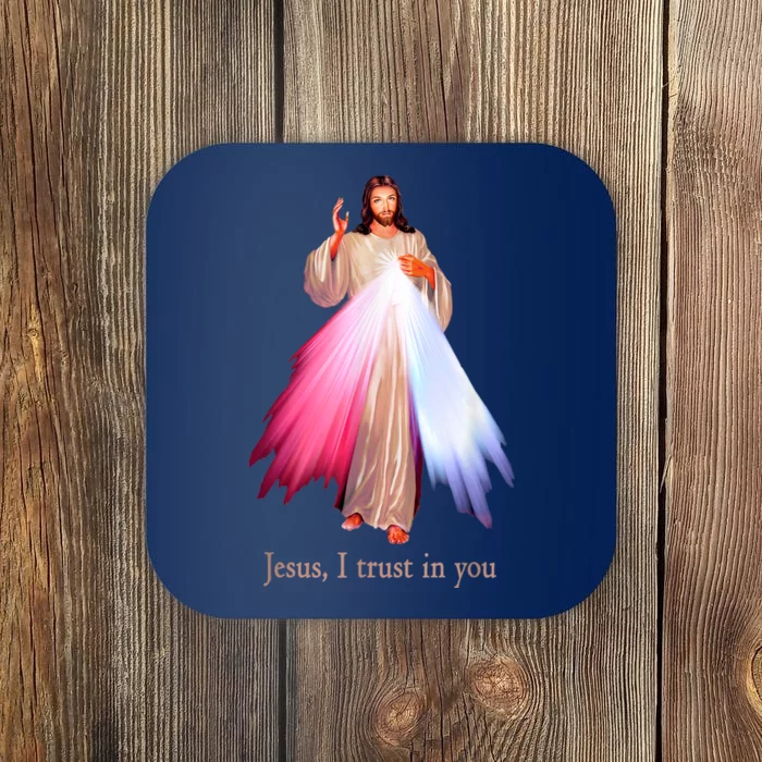 Divine Mercy Jesus I Trust In You Coaster