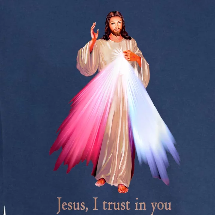 Divine Mercy Jesus I Trust In You Garment-Dyed Sweatshirt