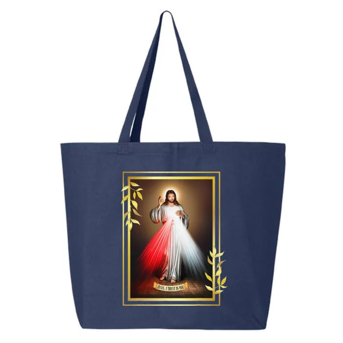 Divine Mercy Jesus Christ Jesus I Trust In You Catholic 25L Jumbo Tote