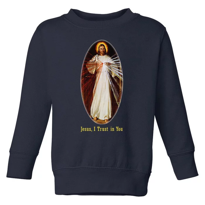 Divine Mercy Jesus I Trust In You (2) Toddler Sweatshirt