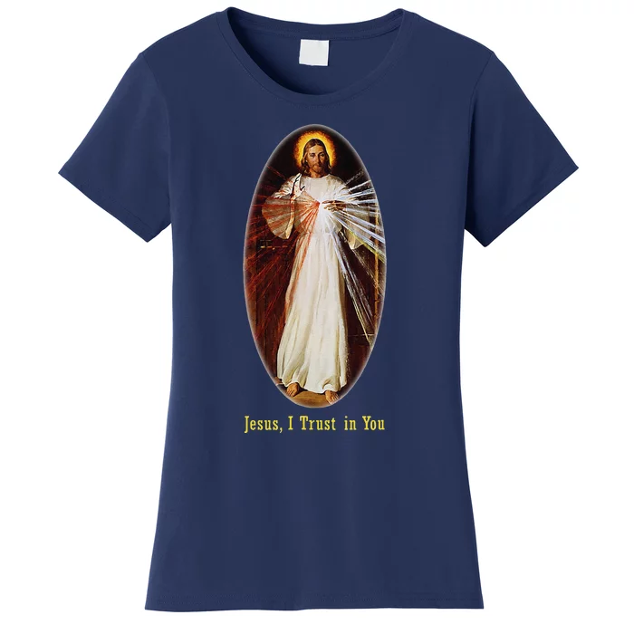 Divine Mercy Jesus I Trust In You (2) Women's T-Shirt