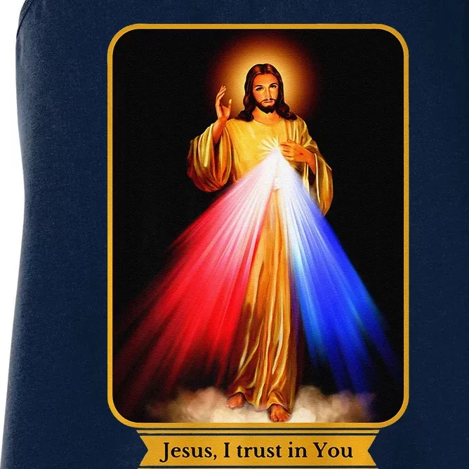 Divine Mercy Jesus I Trust In You Catholic Premium Women's Racerback Tank