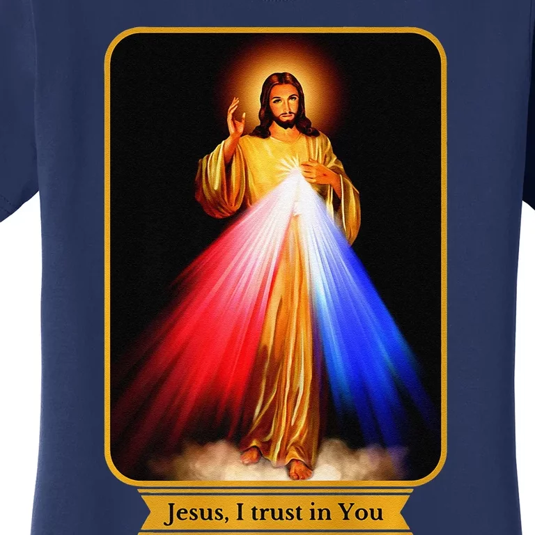 Divine Mercy Jesus I Trust In You Catholic Premium Women's T-Shirt