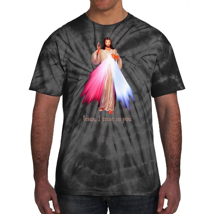 Divine Mercy Jesus I Trust In You Tie-Dye T-Shirt