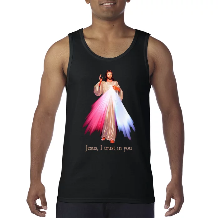 Divine Mercy Jesus I Trust In You Tank Top