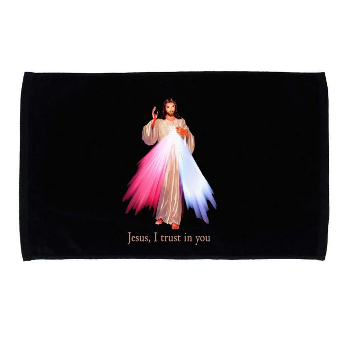 Divine Mercy Jesus I Trust In You Microfiber Hand Towel