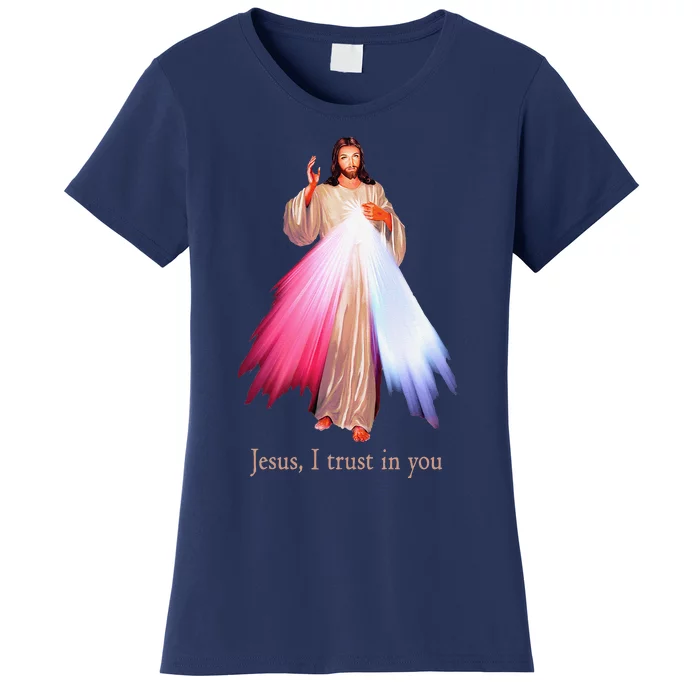 Divine Mercy Jesus I Trust In You Women's T-Shirt