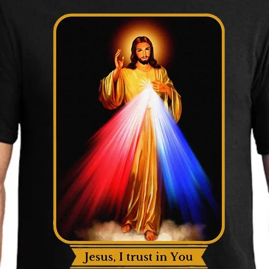 Divine Mercy Jesus I Trust In You Catholic Pajama Set