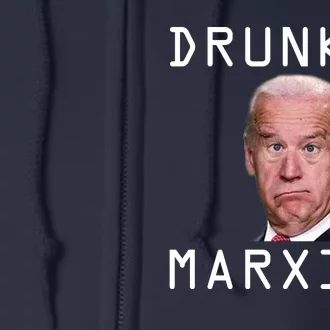 Drunken Marxist Joe Biden Full Zip Hoodie