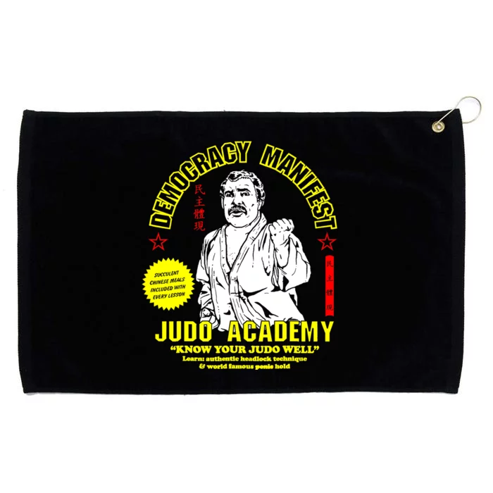 Democracy Manifest Judo Academy Funny Democracy Manifest Grommeted Golf Towel