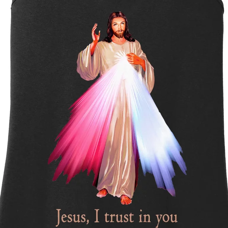 Divine Mercy Jesus I Trust In You Ladies Essential Tank