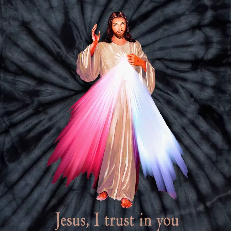 Divine Mercy Jesus I Trust In You Tie-Dye T-Shirt