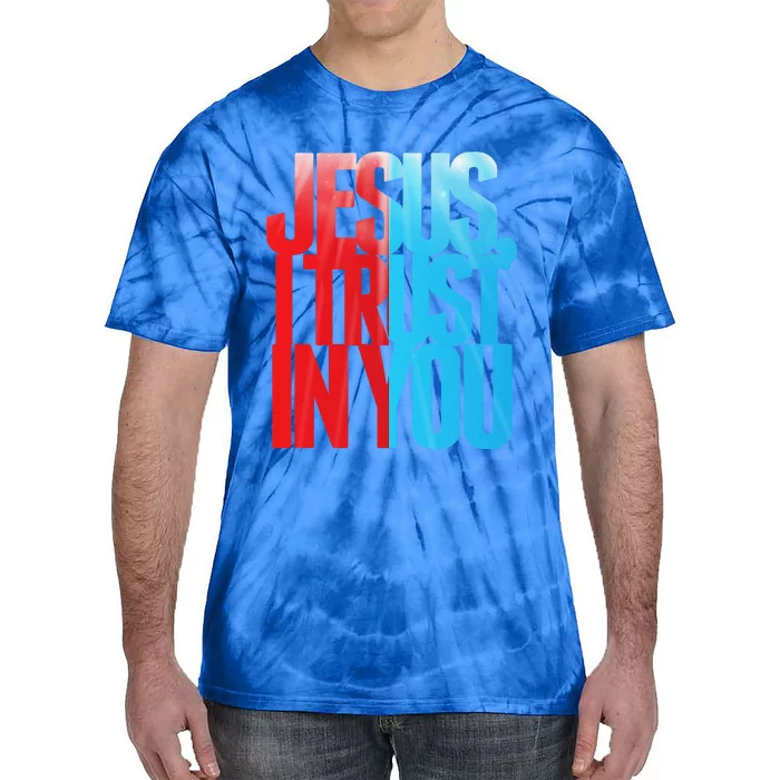 Divine Mercy Jesus I Trust In You St Faustina Catholic Tie-Dye T-Shirt