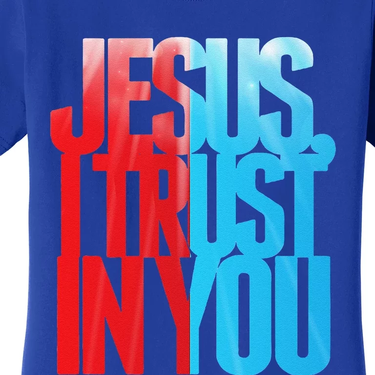 Divine Mercy Jesus I Trust In You St Faustina Catholic Women's T-Shirt