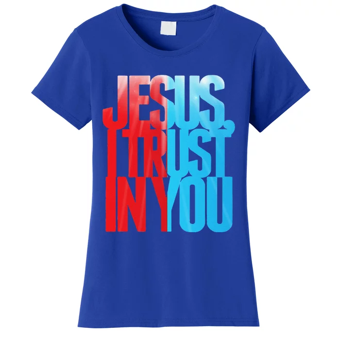 Divine Mercy Jesus I Trust In You St Faustina Catholic Women's T-Shirt