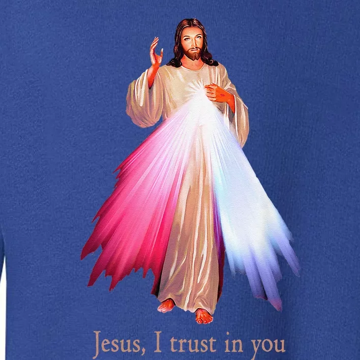 Divine Mercy Jesus I Trust In You Toddler Sweatshirt