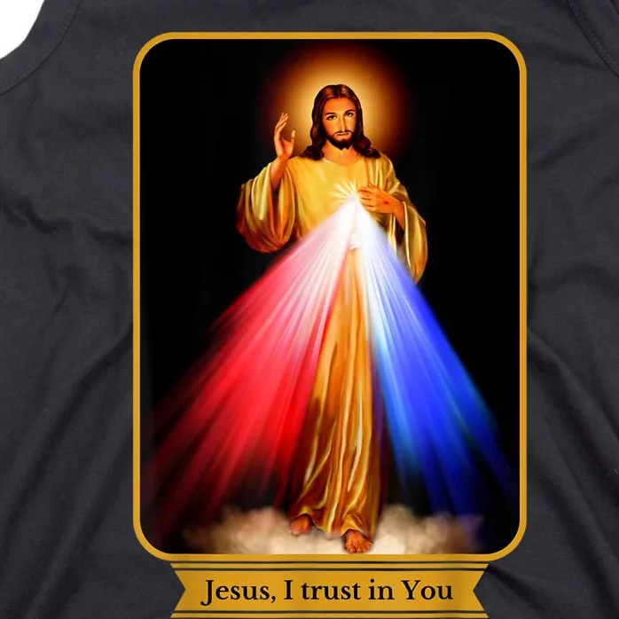 Divine Mercy Jesus I Trust In You Catholic Tank Top