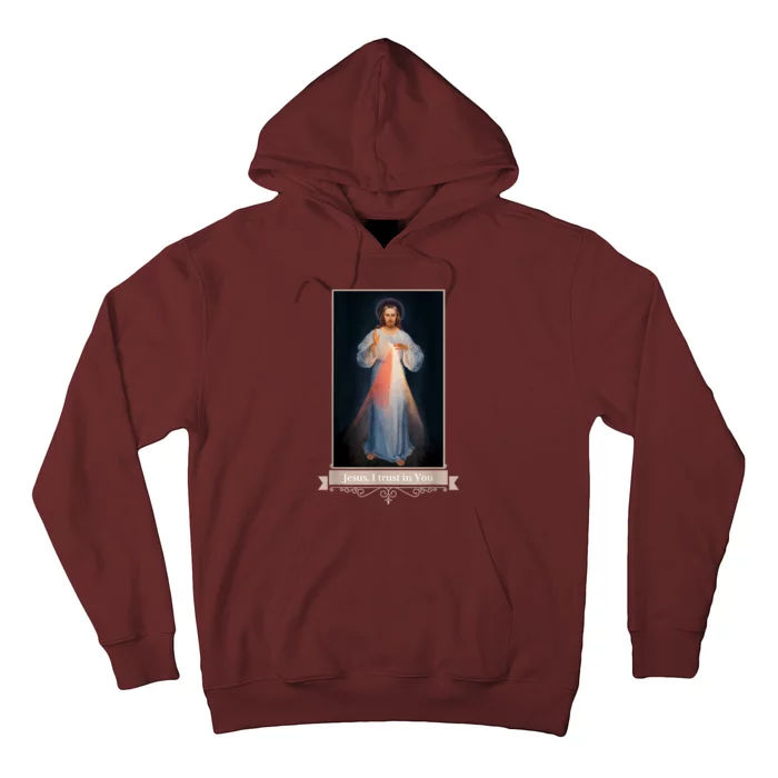 Divine Mercy Jesus I Trust In You Catholic Religious Hoodie