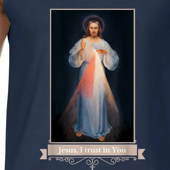 Divine Mercy Jesus I Trust In You Catholic Religious Comfort Colors® Tank Top