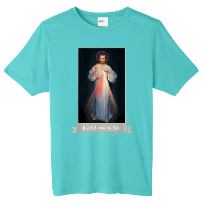 Divine Mercy Jesus I Trust In You Catholic Religious ChromaSoft Performance T-Shirt