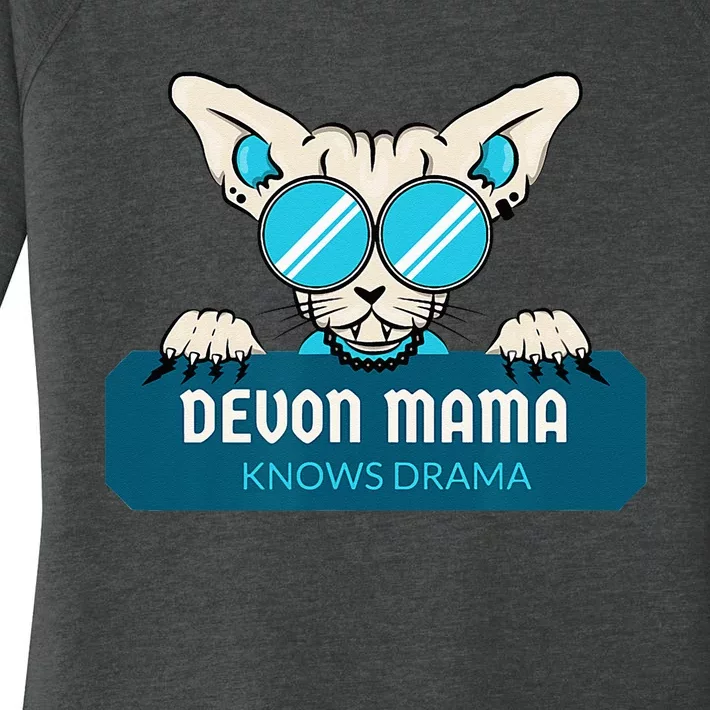 Devon Mama Knows Drama Women's Perfect Tri Tunic Long Sleeve Shirt