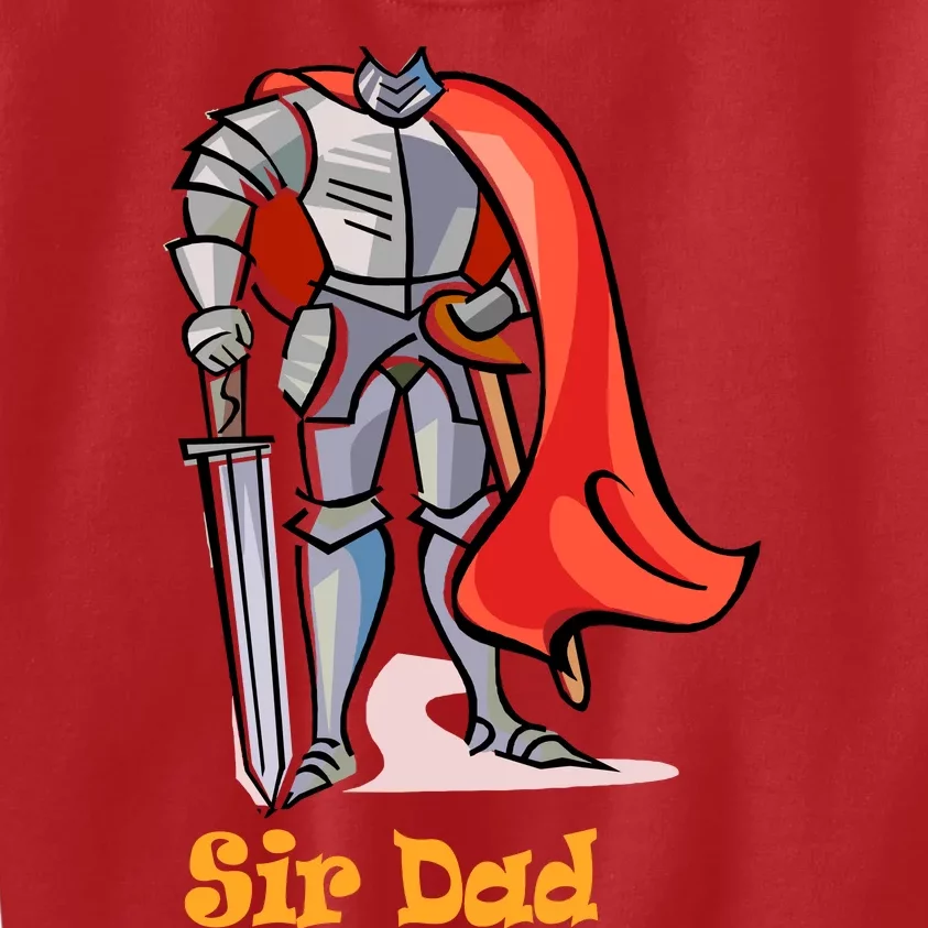 Dad My Knight And King FatherS Day Gift Family Protector Kids Sweatshirt