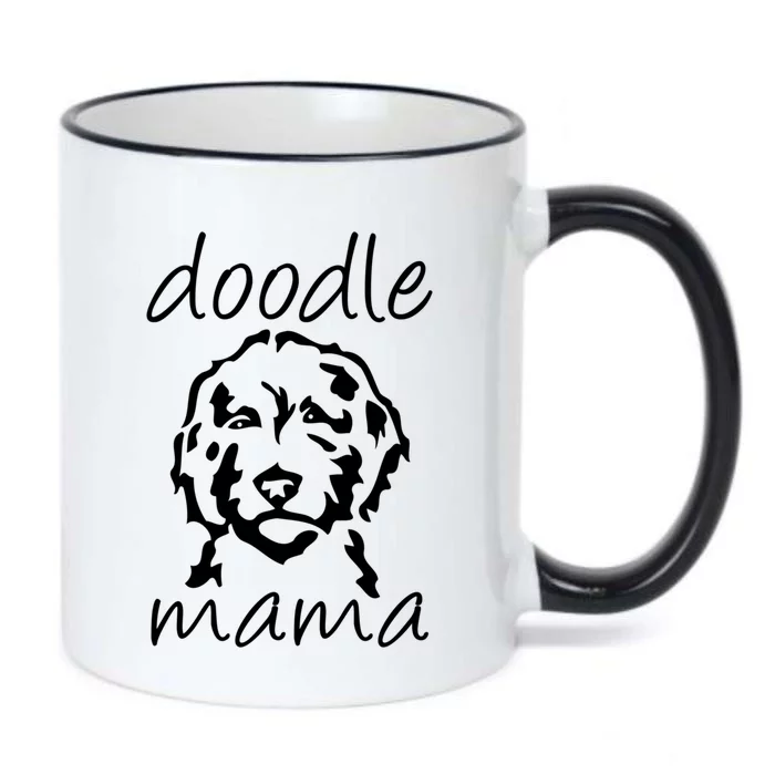 Doodle Mama Labradoodle Golden Doodle Dog Lover Mom Gift Black Color Changing Mug