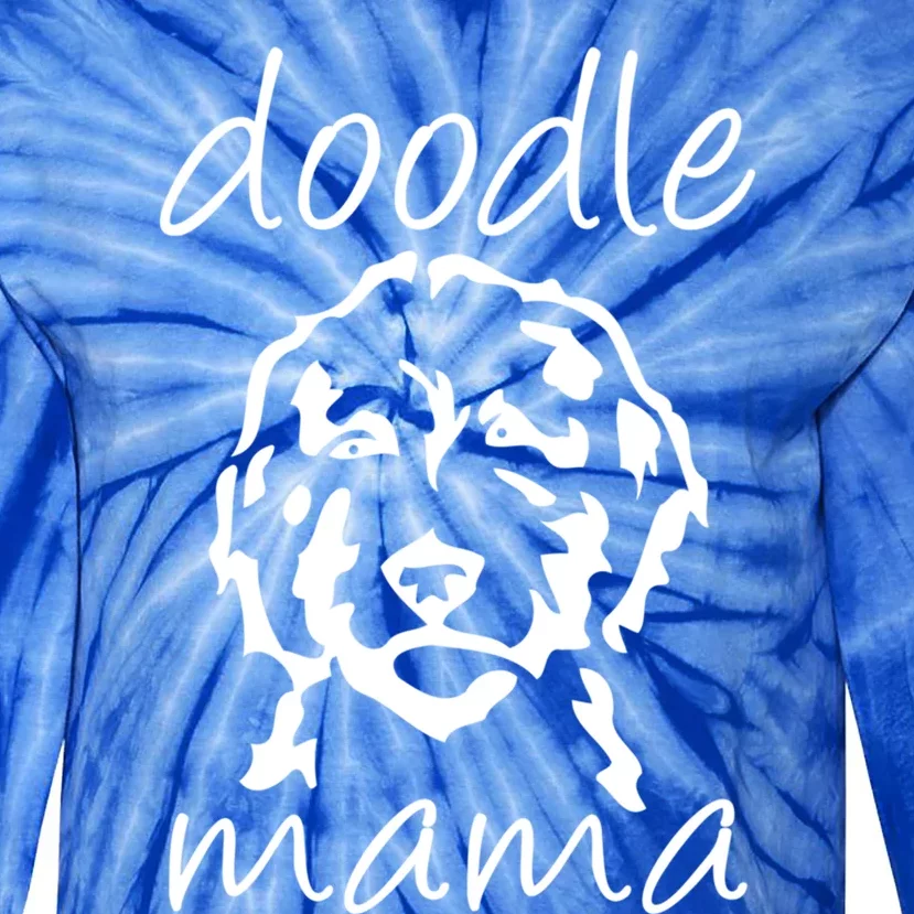 Doodle Mama Labradoodle Golden Doodle Dog Lover Mom Gift Tie-Dye Long Sleeve Shirt