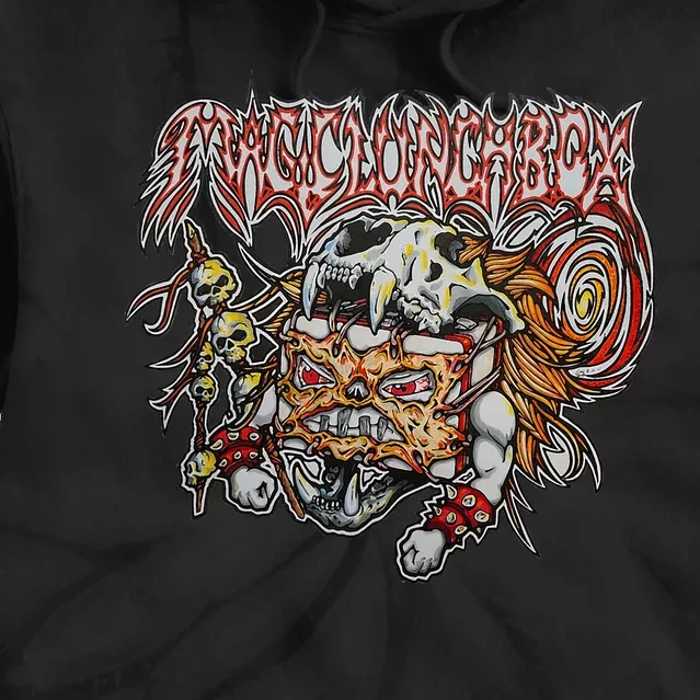 Death Metal Lunchbox Tie Dye Hoodie