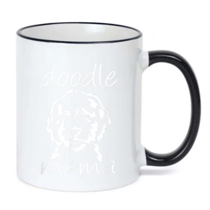 Doodle Mama Labradoodle Golden Doodle Dog Lover Mom Black Color Changing Mug