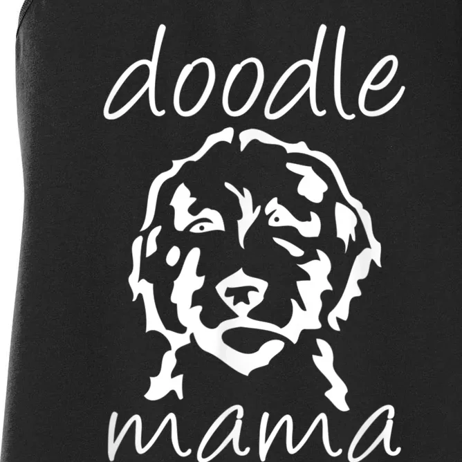 Doodle Mama Labradoodle Golden Doodle Dog Lover Mom Women's Racerback Tank