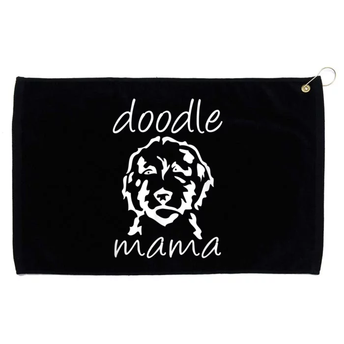 Doodle Mama Labradoodle Golden Doodle Dog Lover Mom Grommeted Golf Towel