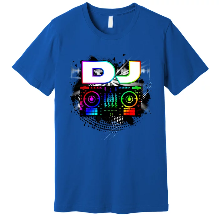 Dj Music Lover Music Player Sound Cool Funny Gift Premium T-Shirt