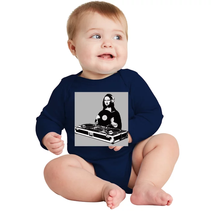 DJ Mona Lisa Baby Long Sleeve Bodysuit