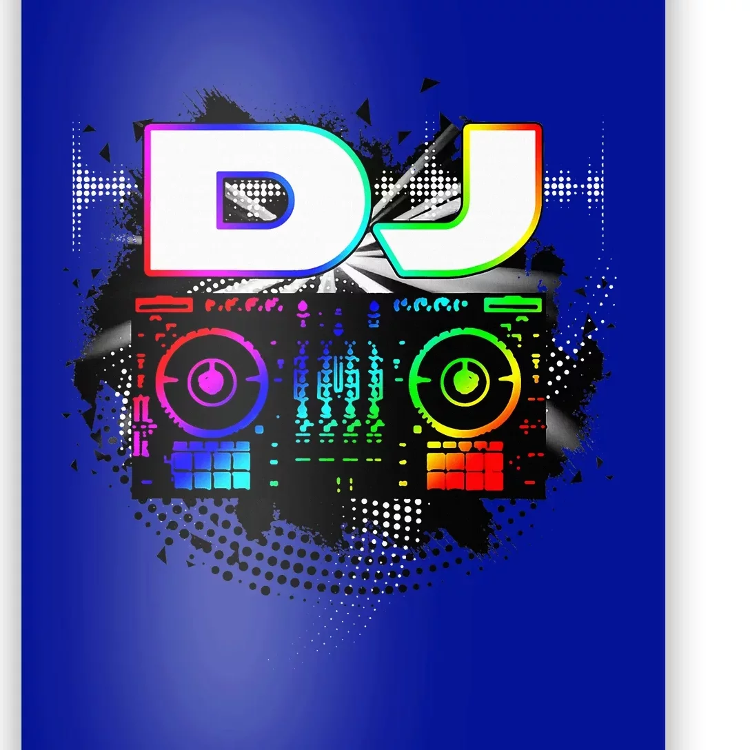 Dj Music Lover Music Player Sound Cool Funny Gift Poster