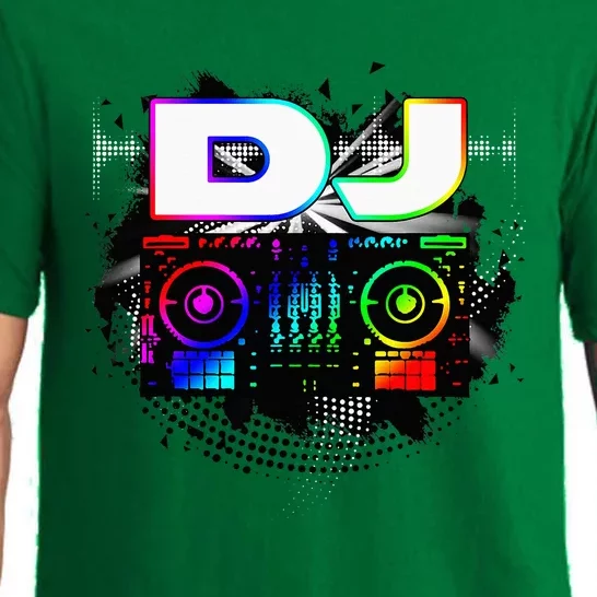 Dj Music Lover Music Player Sound Cool Funny Gift Pajama Set