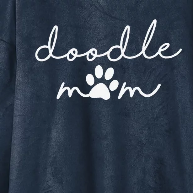 Doodle Mom Labradoodle Bernedoodle Goldendoodle Mama Hooded Wearable Blanket