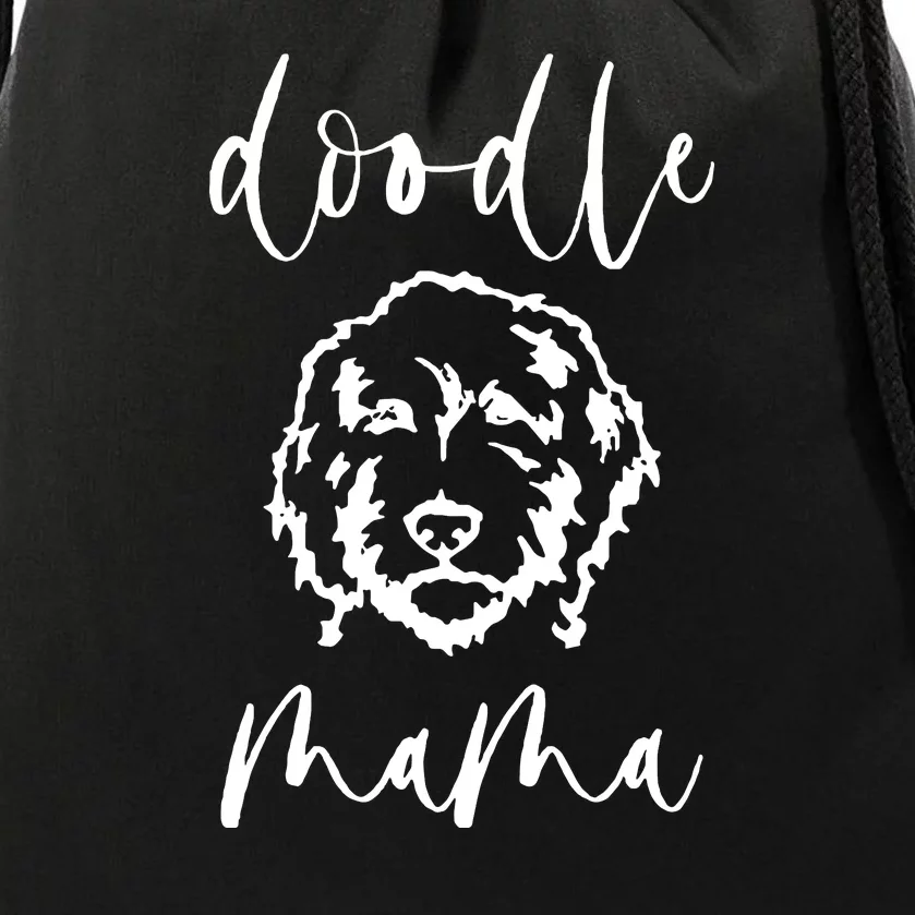 Doodle Mama Labradoodle Golden Doodle Dog Lover Mom Tee Sweatshirt Drawstring Bag