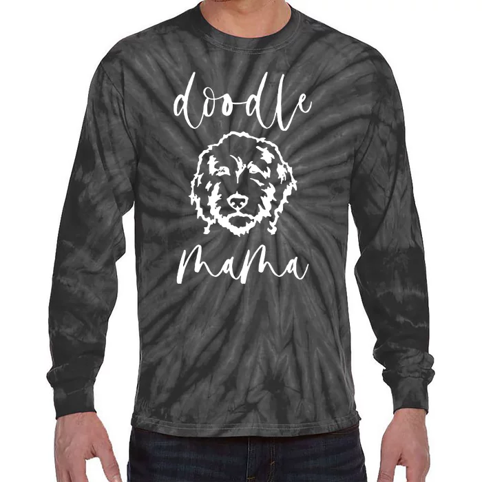 Doodle Mama Labradoodle Golden Doodle Dog Lover Mom Tee Sweatshirt Tie-Dye Long Sleeve Shirt