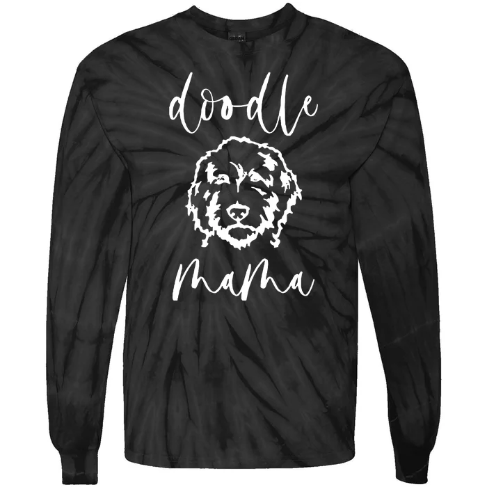 Doodle Mama Labradoodle Golden Doodle Dog Lover Mom Tee Sweatshirt Tie-Dye Long Sleeve Shirt