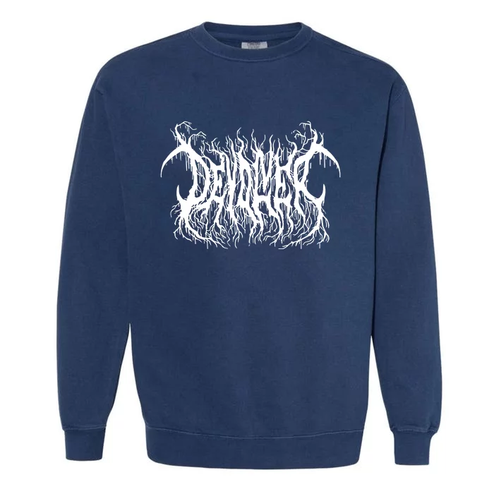 Devolver Metal Logo Garment-Dyed Sweatshirt